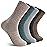 MOGGEI Womens Merino Wool Socks for Hiking Winter Warm Thick Thermal Crew Cozy Cabin Ladies Gift Comfy Boot Work Socks 5 Pairs(Assorted K(5 Pairs))