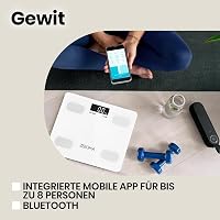 Zeegma Gewit digitális személymérleg testzsír és 17 testparaméter elemzéssel 6