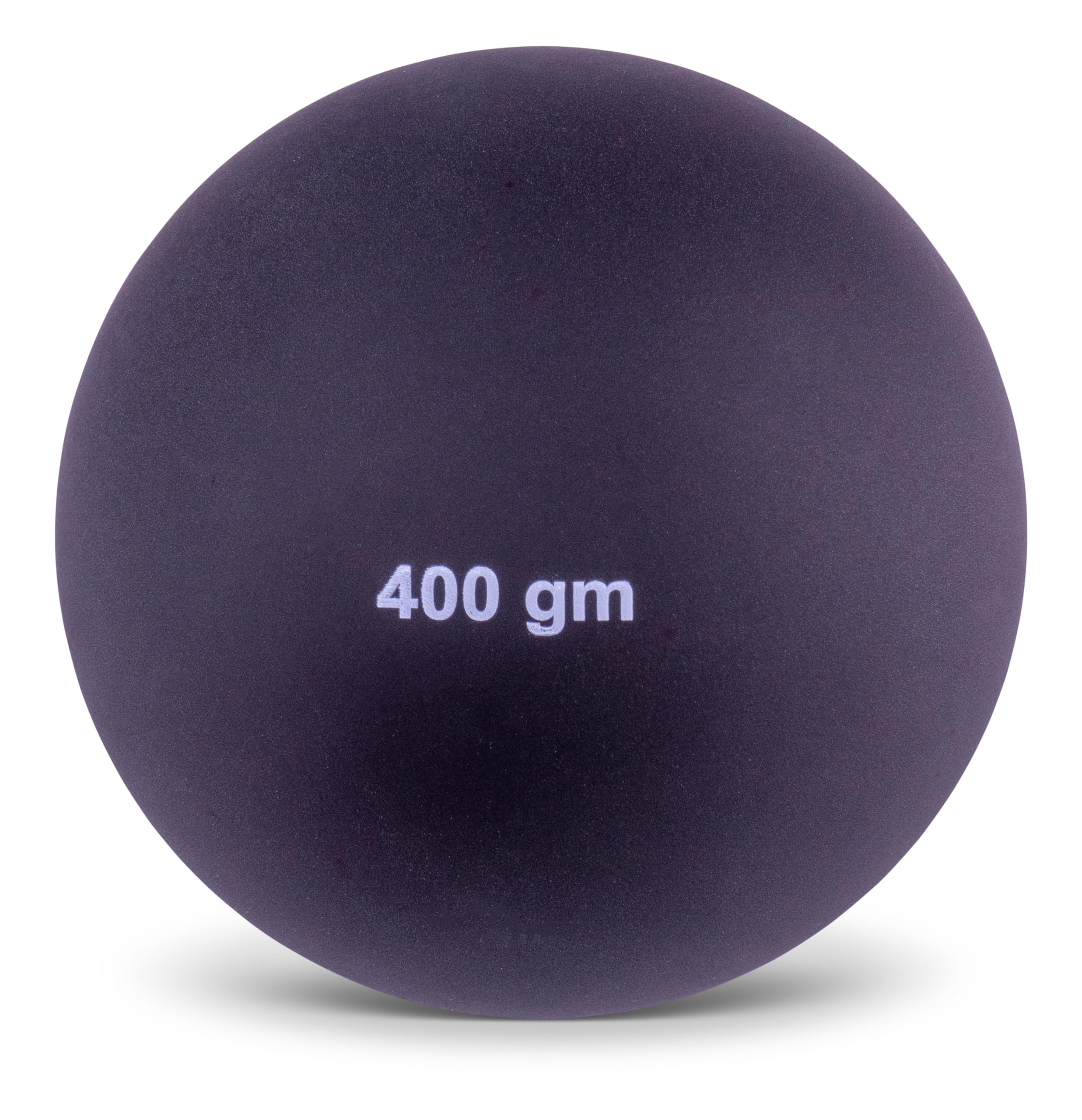 HAEST Pelota para Lanzamiento de Jabalina 400g | Pelota para Lanzamiento de Jabalina | Diámetro 90 mm | Plástico | Negro | Versátil y Duradera