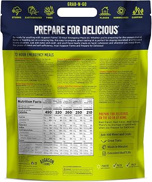 Augason Farms 72-Hour Be Ready Emergency Meal Kit,