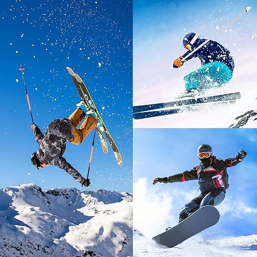 Miniatura 7 de CS CELERSPORT Paquete de 234 calcetines de esquí para hombres y mujeres para esquí, snowboard, calcetines de rendimiento de invierno