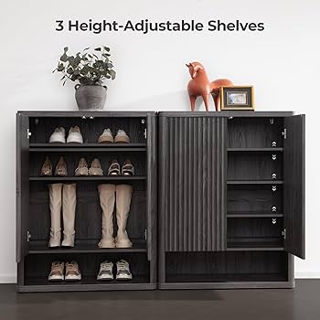 hide Closet Collection【美品】 Amazon.com: SICOTAS Shoe Cabinet 44