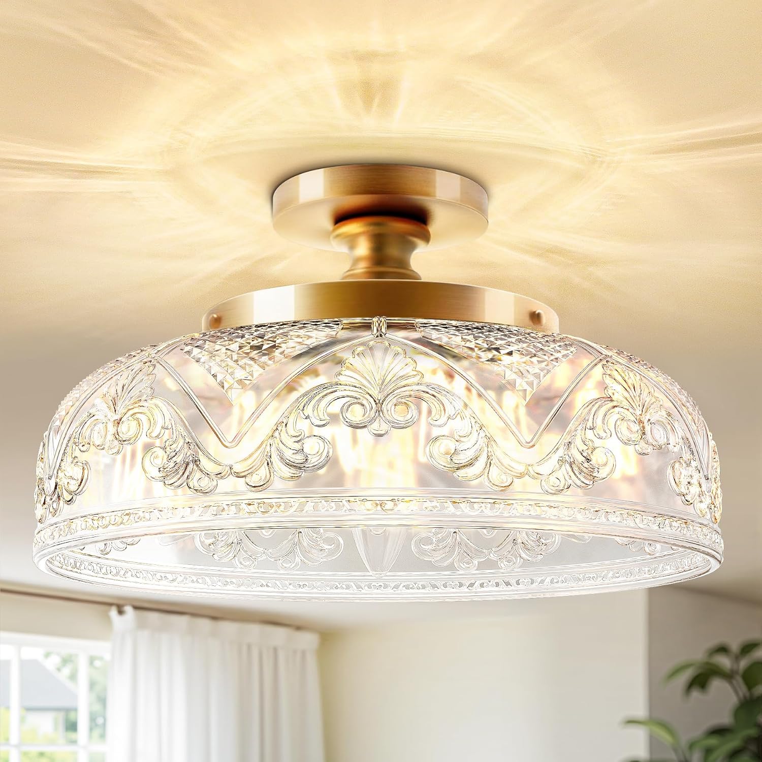 Semi Flush Mount Ceiling Light