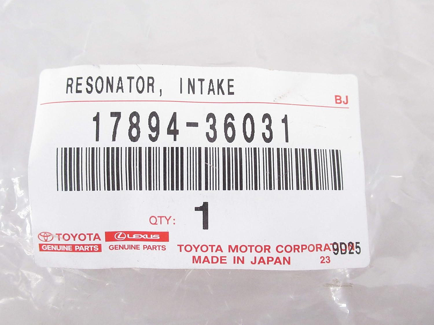 Toyota Genuine Parts - Resonator, Intake Ai (17894-36031)