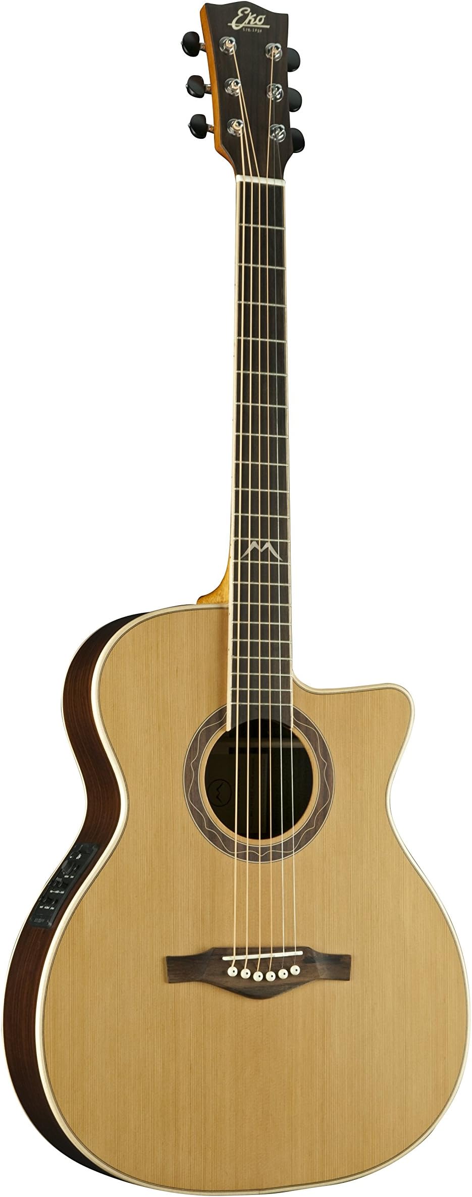 EkoGuitars 06217071 MIA Series Auditorium Cutaway Acoustic-Electric Guitar