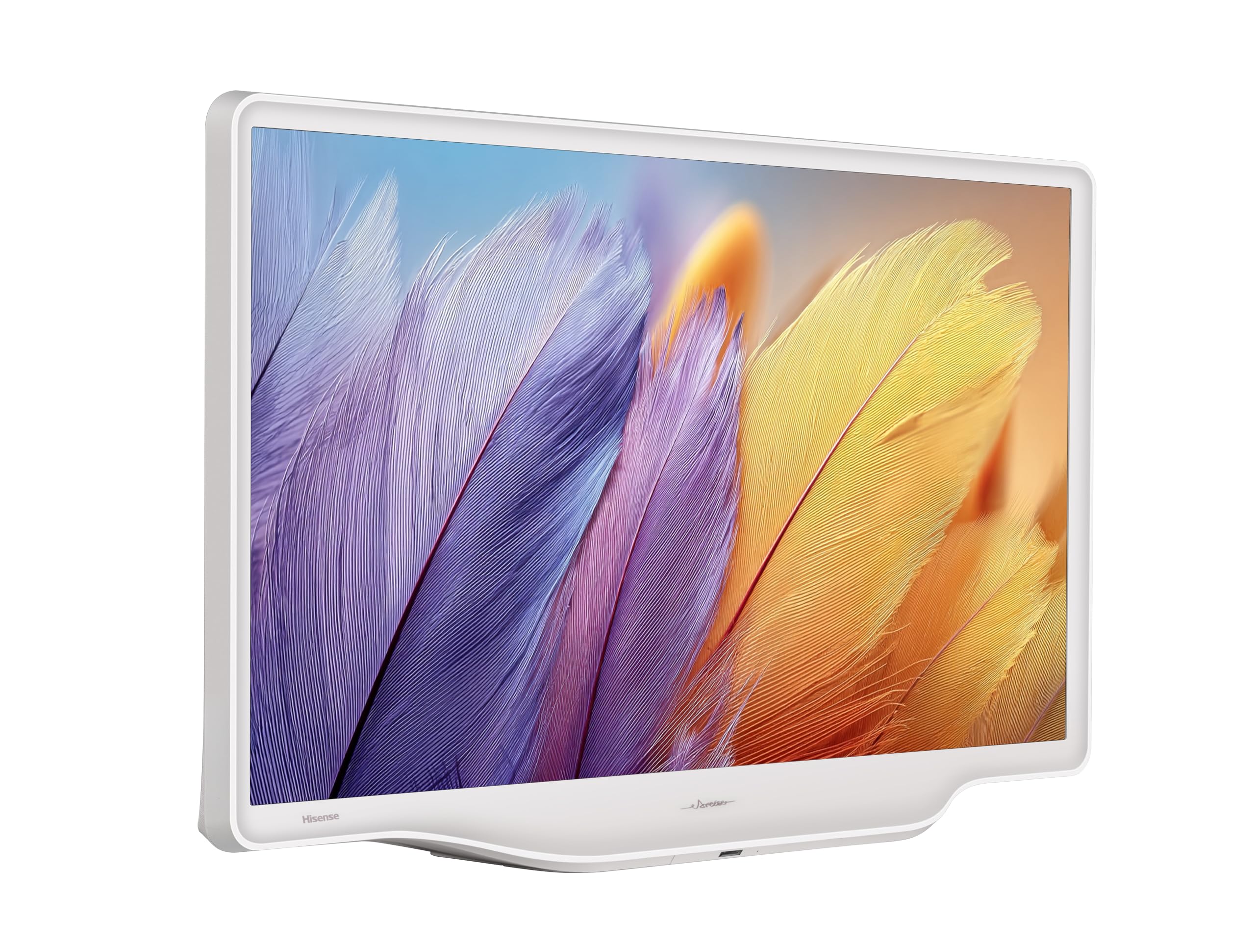 Hisense 32-Inch S5 DécoTV Series QLED FHD Smart Fire TV (32S5QF, 2025 Model) - Versatile Fit, Hi-QLED Color, Art-Inspired Design, Fluid Central Stand, DTS Virtual: X, Stream Live TV Without Cable