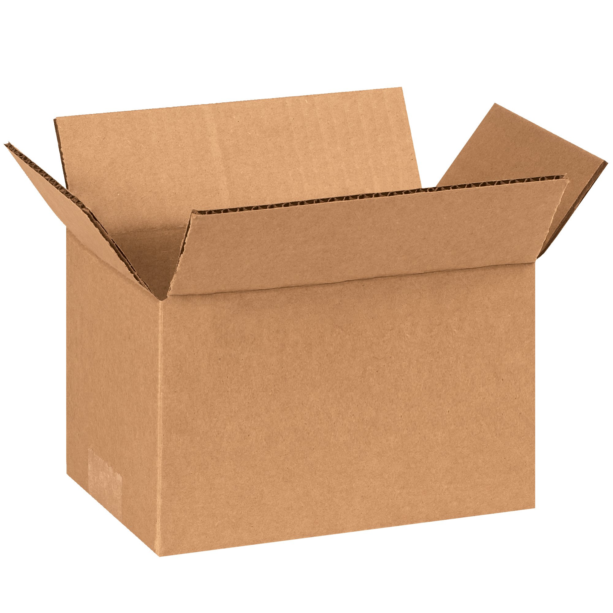Aviditi 854 Corrugated Cardboard Box 8" L x 5" W x 4" H, Kraft, for Shipping, Packing and Moving (Pack of 25)