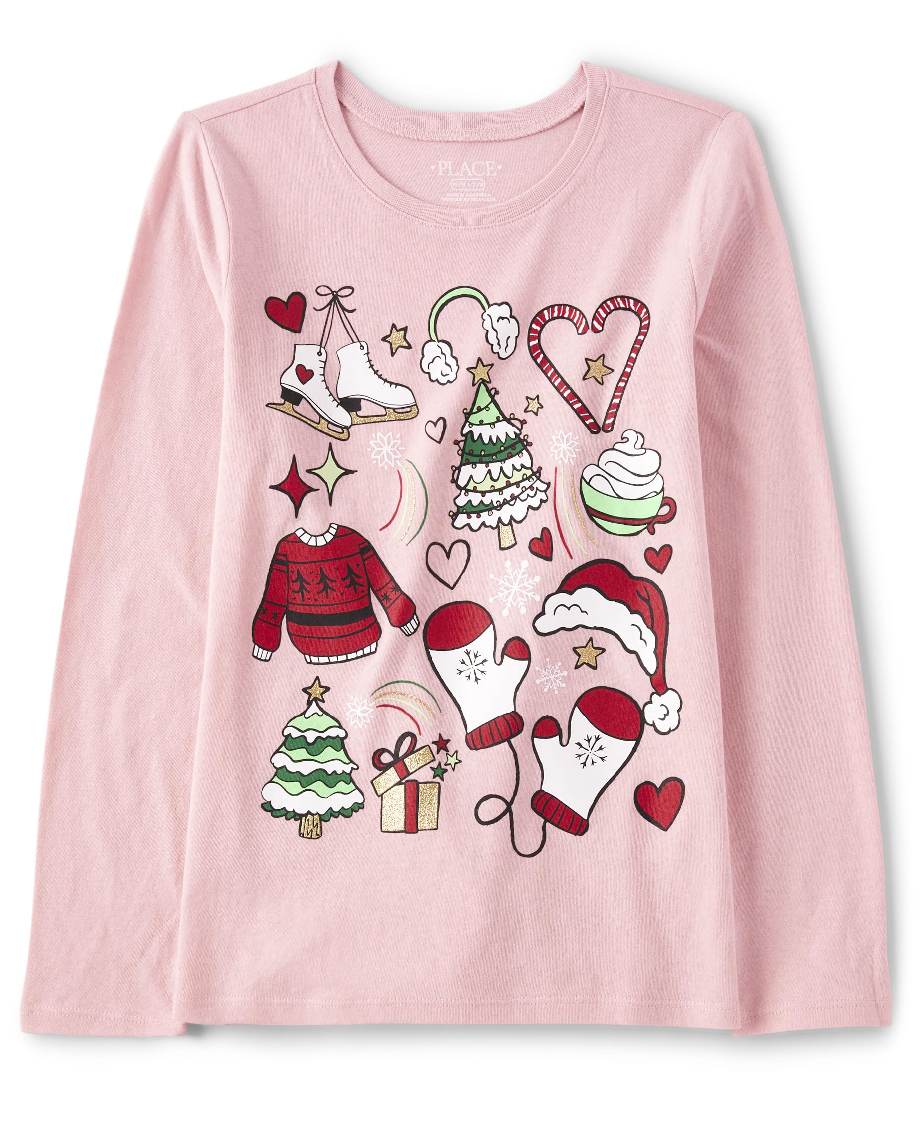 The Children's Place Unisex-Baby and Toddler All Holidays Long Sleeve Graphic T-Shirts