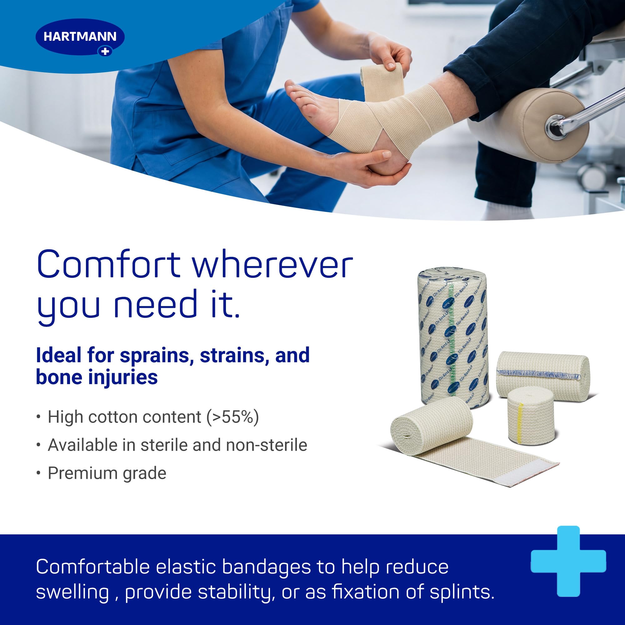 EZe-Band Elastic Bandage - Self-Closing, 10 Count -2 EZe-Band Elastic Bandage - Self-Closing, 10 Count -2