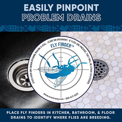 Miniatura 3 de Tratamiento de drenaje de moscas de frutas  Eliminador de moscas de drenaje  Totalmente natural, elimina mosquitos, moscas de alcantarillado y más -