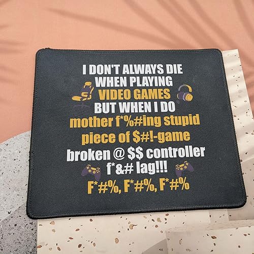 Miniatura 3 de Alfombrilla de mouse para jugar videojuegos - Divertida alfombrilla de mouse para fanáticos de los juegos de consola, divertida alfombrilla de mouse