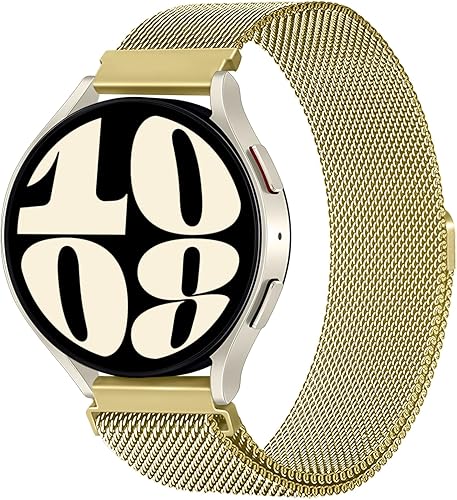 Milanese para Samsung Galaxy Watch 7654FE Band 1.575 in 1.732 inGalaxy Watch 6 classic 1.850 in 1.693 in4 classic 1.811 in 1.654 in, 0.787 in correa