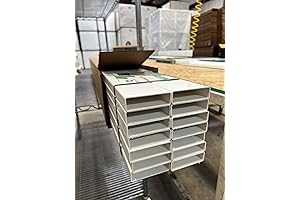 7/8" x 3" x 47-3/4" Premium Vinyl Picket Fence Enhancer (Box of 14) – White