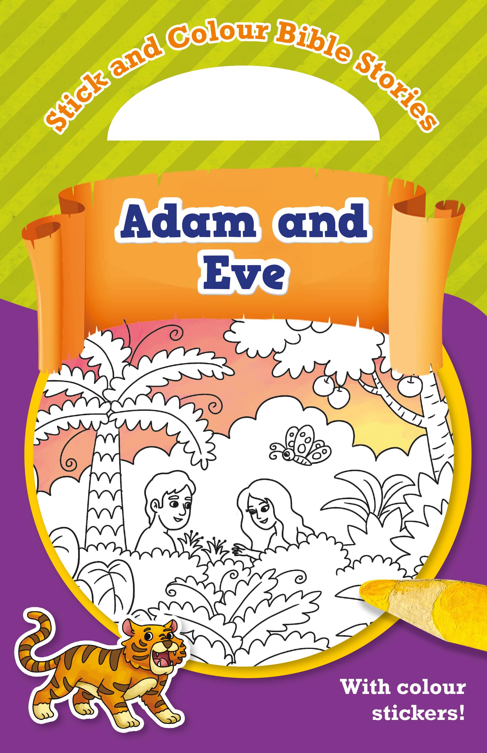 Adam and Eve: With colour stickers!