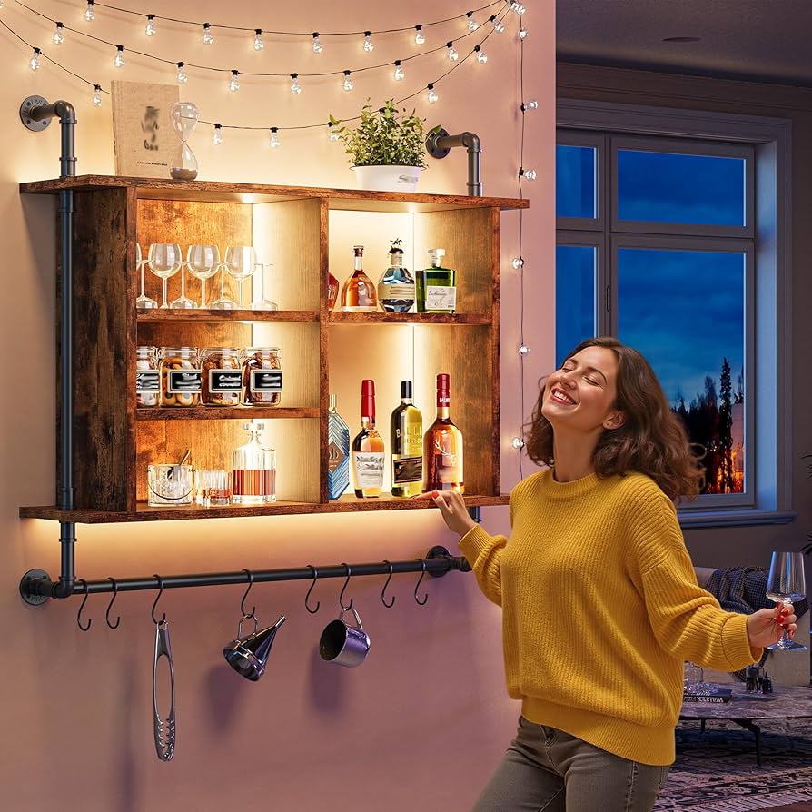 家具・インテリア Rei Amazon.com: REIBII 4-Tier Industrial Pipe Shelving, 37.4