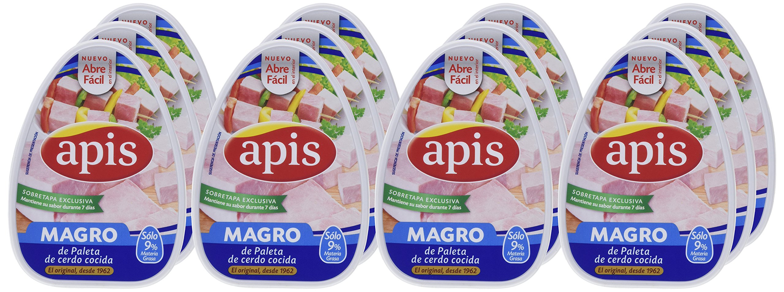 Apis Magro de Cerdo Cocido 12 x 220 g Paquete 2640 g