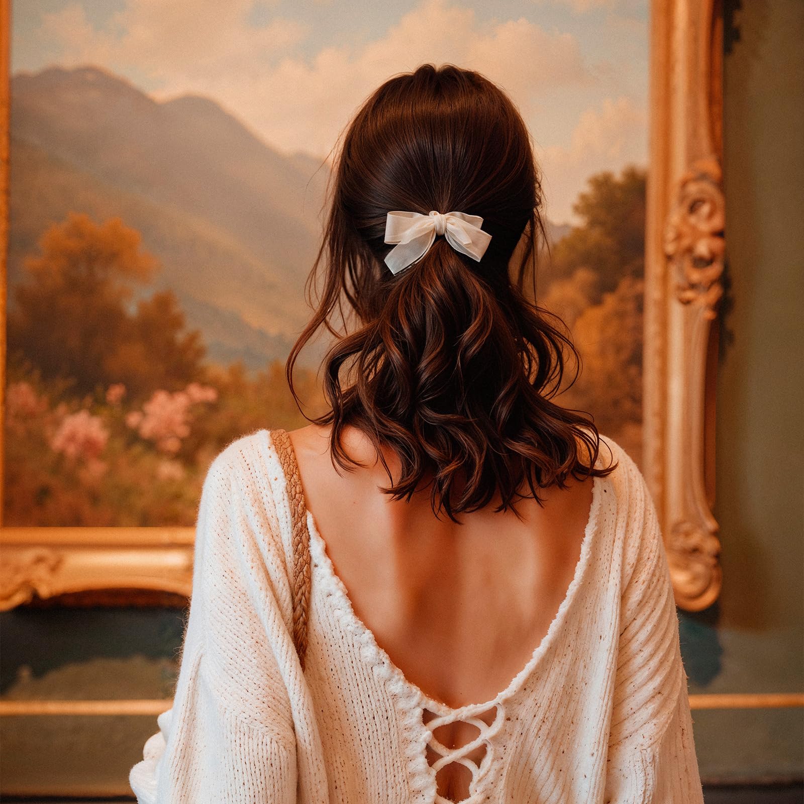 20 pinzas francesas en blanco de 2.4 pulgadas y 3 pulgadas de metal plateado para el pelo francés, para manualidades, broches automáticos de resorte, para accesorios de cabello