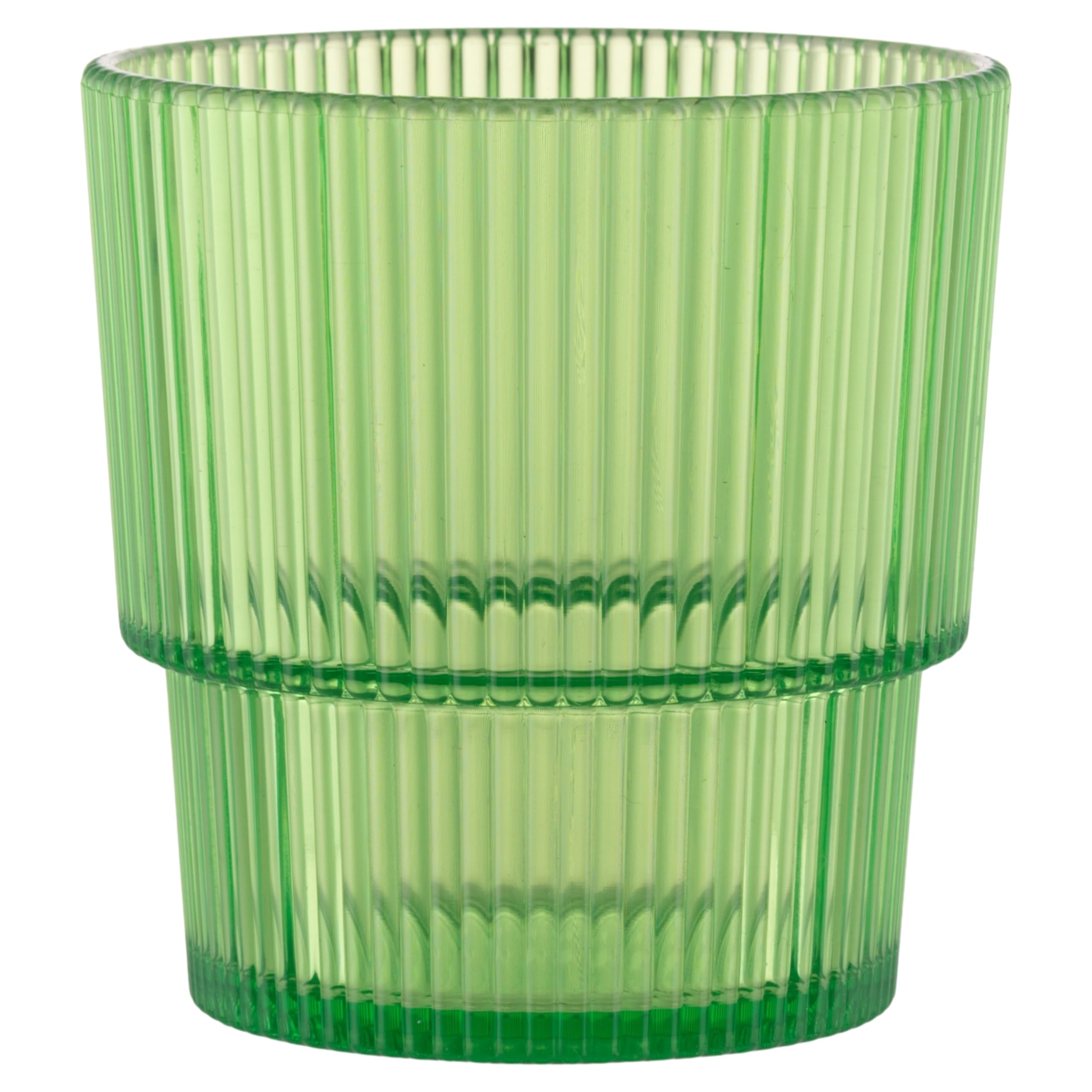 Lot de 12 verres à eau 300 ml vert en plastique PS Shades of Green, Unique