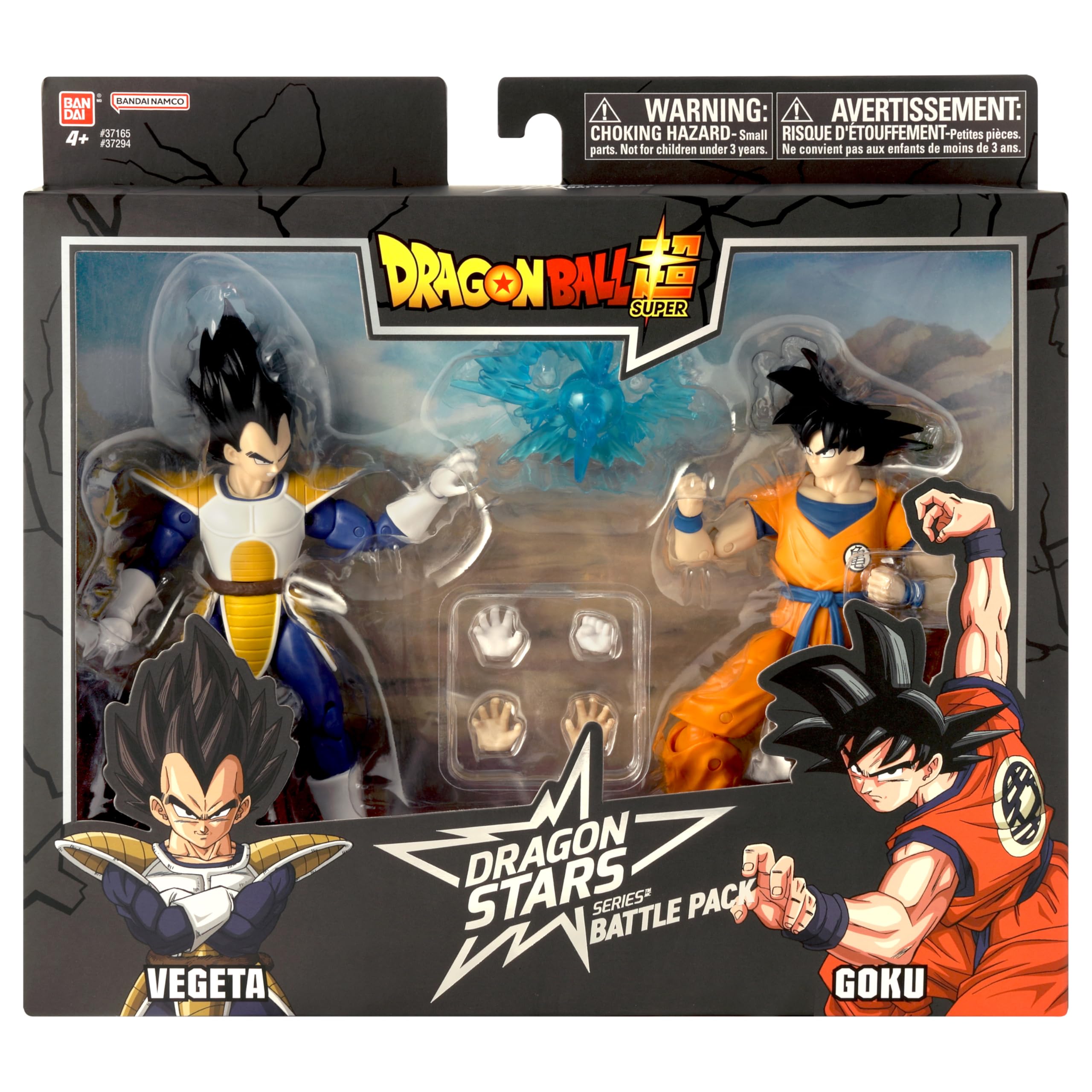 BANDAI Dragon Ball Super - Dragon Stars Figurines 17cm - Battle Pack - Vegeta vs Goku - Pack of 2 Dragon Ball Collectible Figures - Toy for Ages 4+ - 37294 — image 1