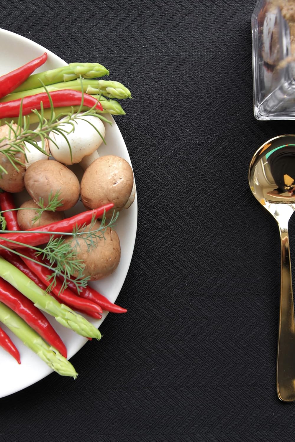 Black Table Runner 144 inch, Outdoor Dining Table Runners, Wrinkle-Free Coffee Table Runner, Waterproof Long Dresser Scarf, Decor for Nightstand, Dinner Parties, Wedding, Easter, Mothers Day