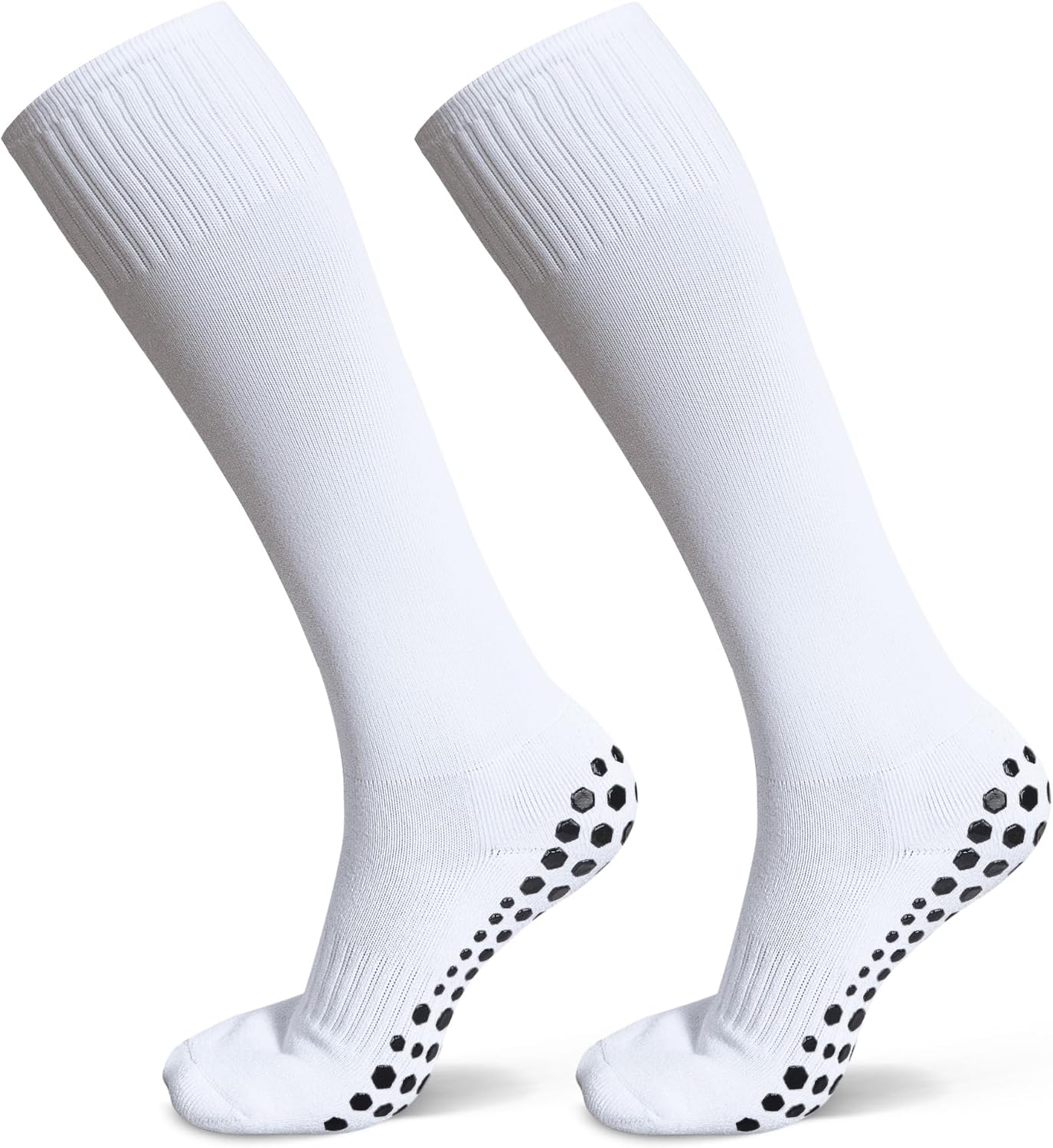 Grip Non Slip Socks,Soccer Softball Baseball Football Socks for Boys and Girls Ages 4 to 16 Knee High Non Skid - Image 4