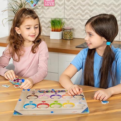 Miniatura 3 de Juguetes para niños, juguetes de Navidad para niños, juguete educativo para niños, juguete magnético de madera, juguetes de clasificación de