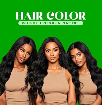 Lichen Organic Black Hair Color Gel for Women and Men with Argan Oil | Ammonia-Free, Damage-Free I 100% Natural Grey Hair Coverage I 500ml + 500ml