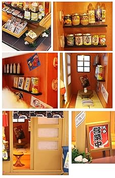 ミニチュア　ドールハウス　ライト　　　　　「パッチワークキルト屋さん」 Amazon | JOLUCE ドールハウス ミニチュア 手作りキット セット