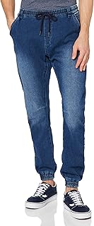 Pantalones de Jogging de Mezclilla Deportivos para Hombre