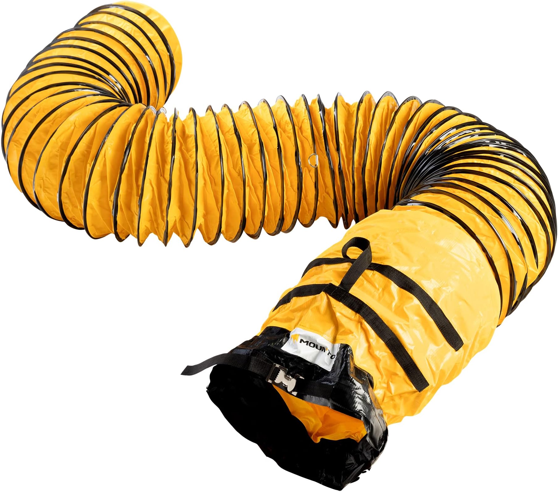 MOUNTO 25FT PVC Flexible Duct Hosing for Exhaust Fan (12inch)