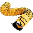 MOUNTO 25FT PVC flexible conduit de logement pour ventilateur d'&eacute;chappement (8inch)