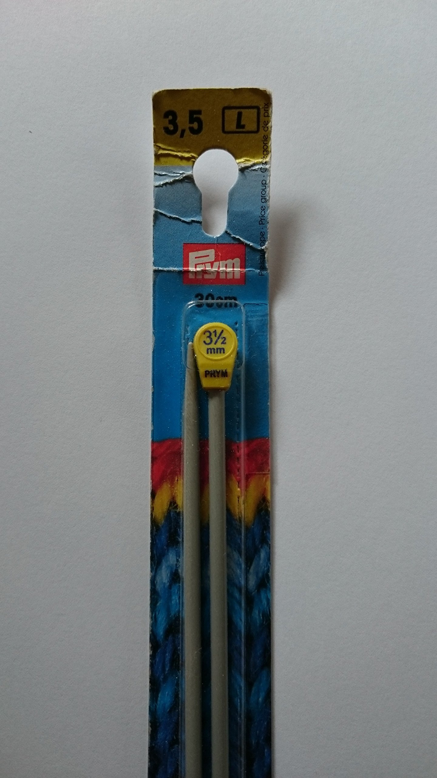 Prym Grey Jacket Knitting Needle, Aluminium, 3.5 Mm