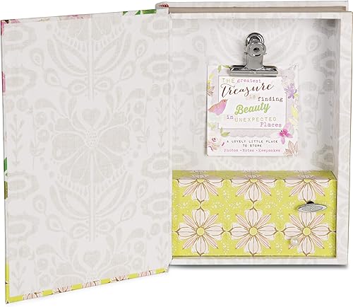 Miniatura 3 de Pavilion Gift Company Grandmother - Caja musical para libros de 6.5 x 2 x 8.5 pulgadas, rosa, blanco, verde