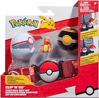 Pokémon PKW3162 Spielzeug, Gürtel Set Glumanda