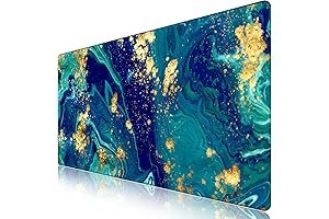 iCasso Blue Marble XXL Extended Gaming Mouse Pad