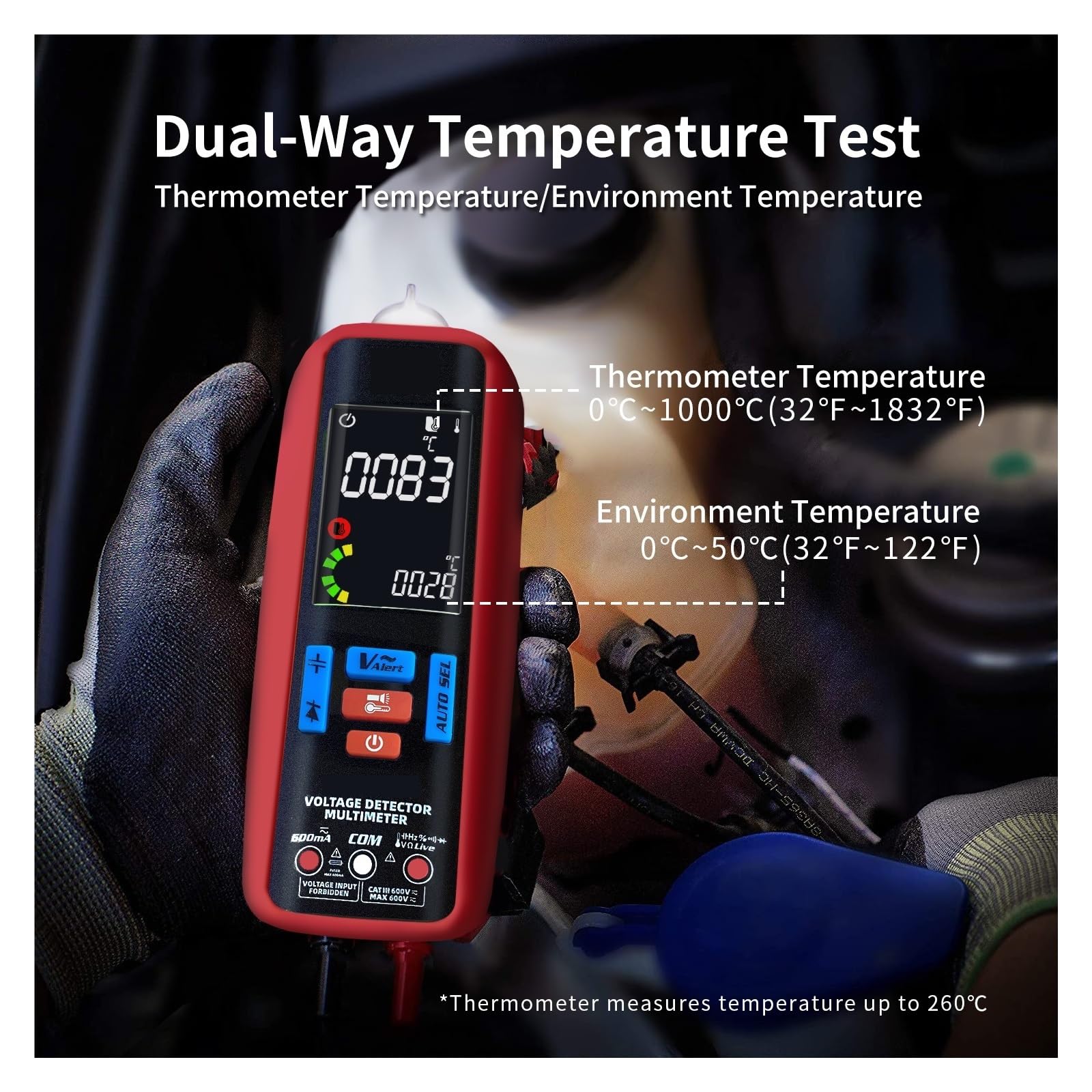 Multimetro Digitale Smart Multitester Automatico Amperometro VFC Corrente Condensatore Ohm Strumenti For Tester Elettricista(A5X Tool kits)