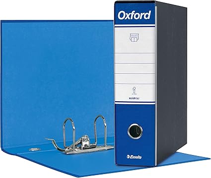 Registratore Esselte OXFORD GREEN - Formato Commerciale 23x30cm Dorso 5cm - Foto 4