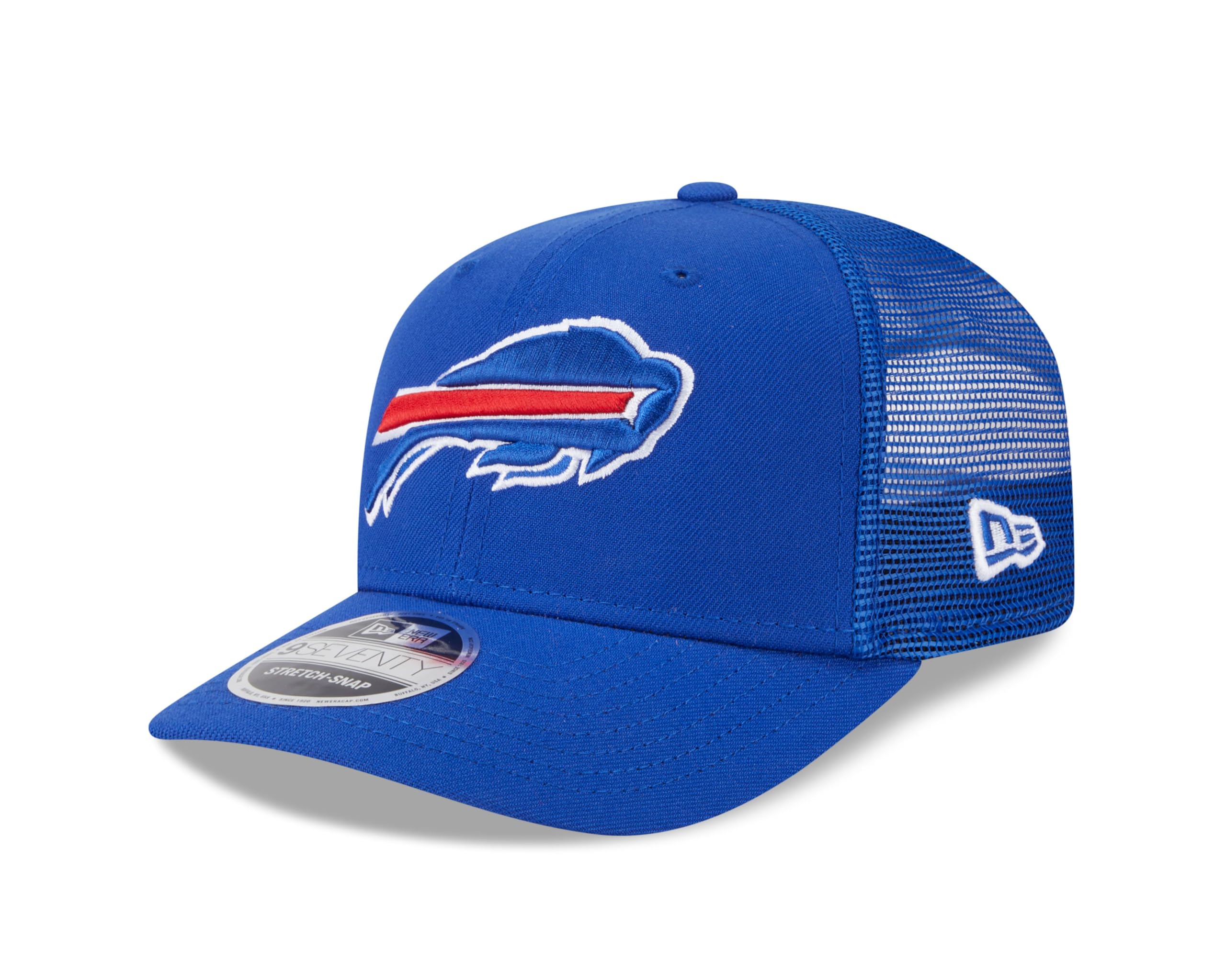New Era 9Seventy Stretch Snap Trucker Cap NFL Teamlogo Retro Design Mesh Snapback Hat American Football One Size