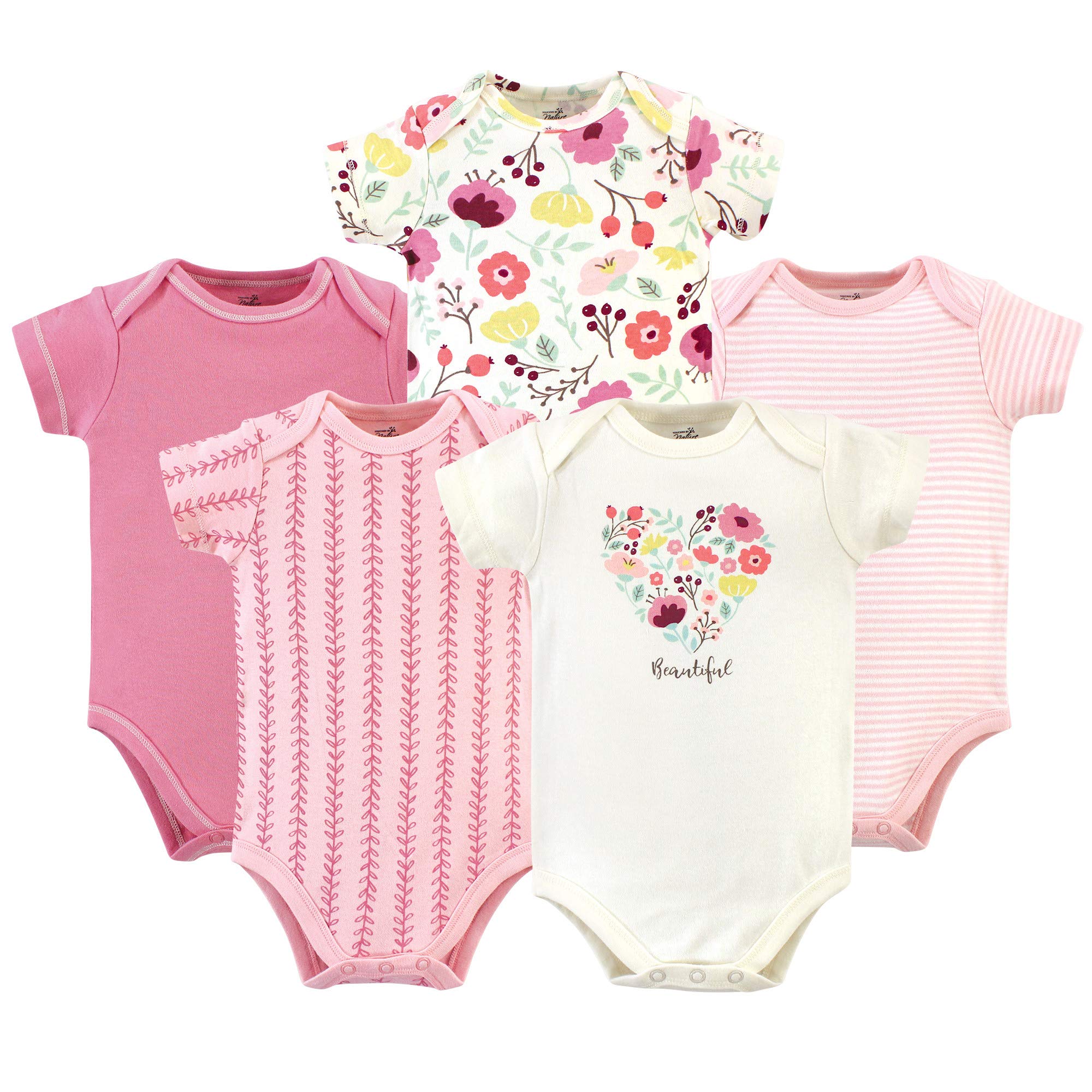 Touched by Nature Unisex-Baby-Bodys aus Bio-Baumwolle. - - 9-12 Monate