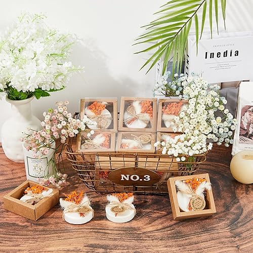 Miniatura 6 de Demissle Paquete de 24 jabones de boda, recuerdos de fiesta para invitados, jabón para despedida de soltera, recuerdos de jabón perfumado con mini
