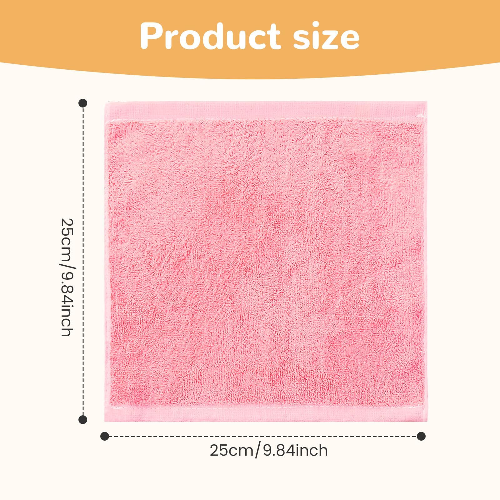 8 PCS Panno Struccante Viso,Panni Struccanti in Microfibra per Il Viso, Asciugamani Piccoli Face Towels in Microfibra - Lavabili e Delicati sulla Pelle