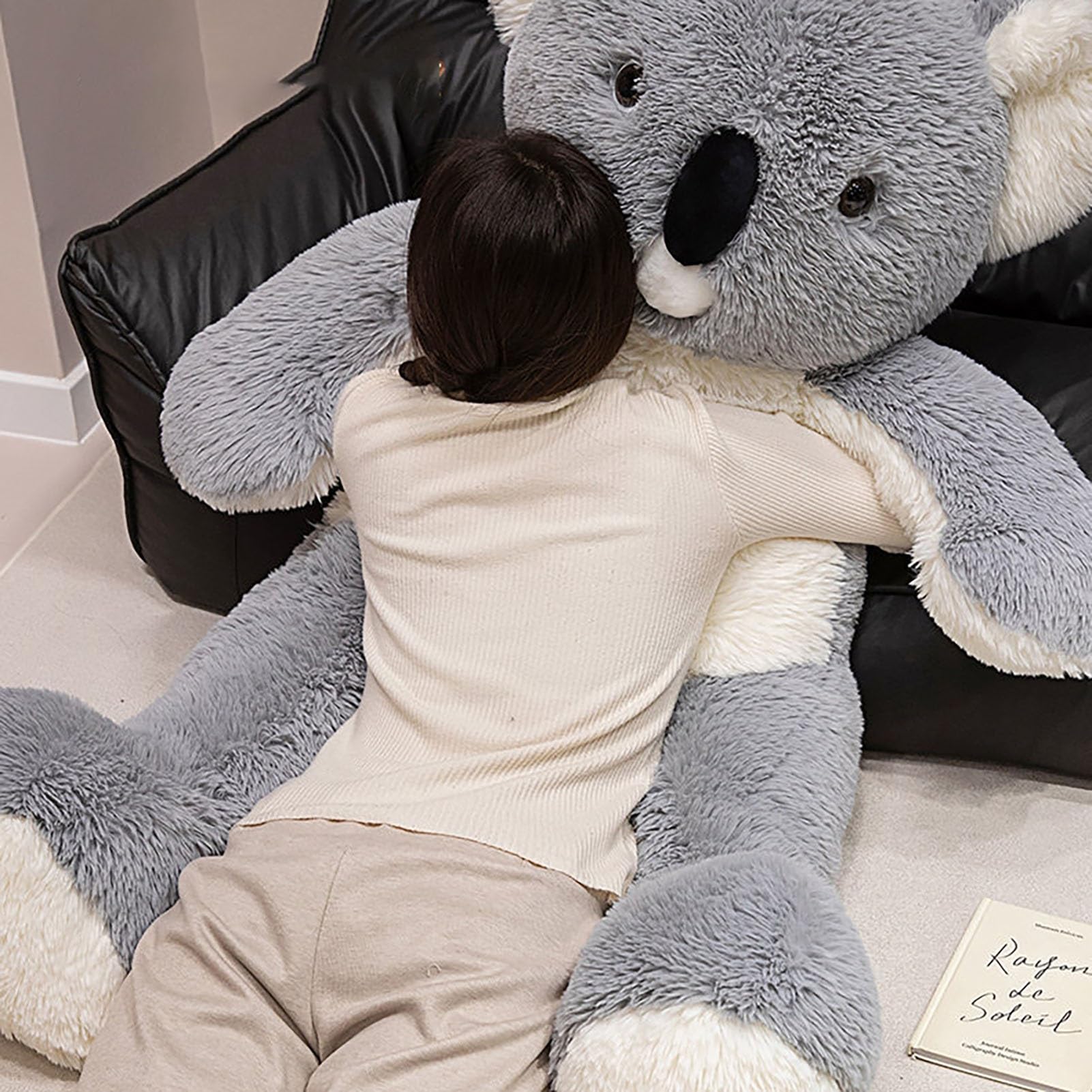 Peluche de Koala Gigante, Animal de Peluche Suave y tierno Grande for niños niñas decoración y Regalos(120cm/47.2in)