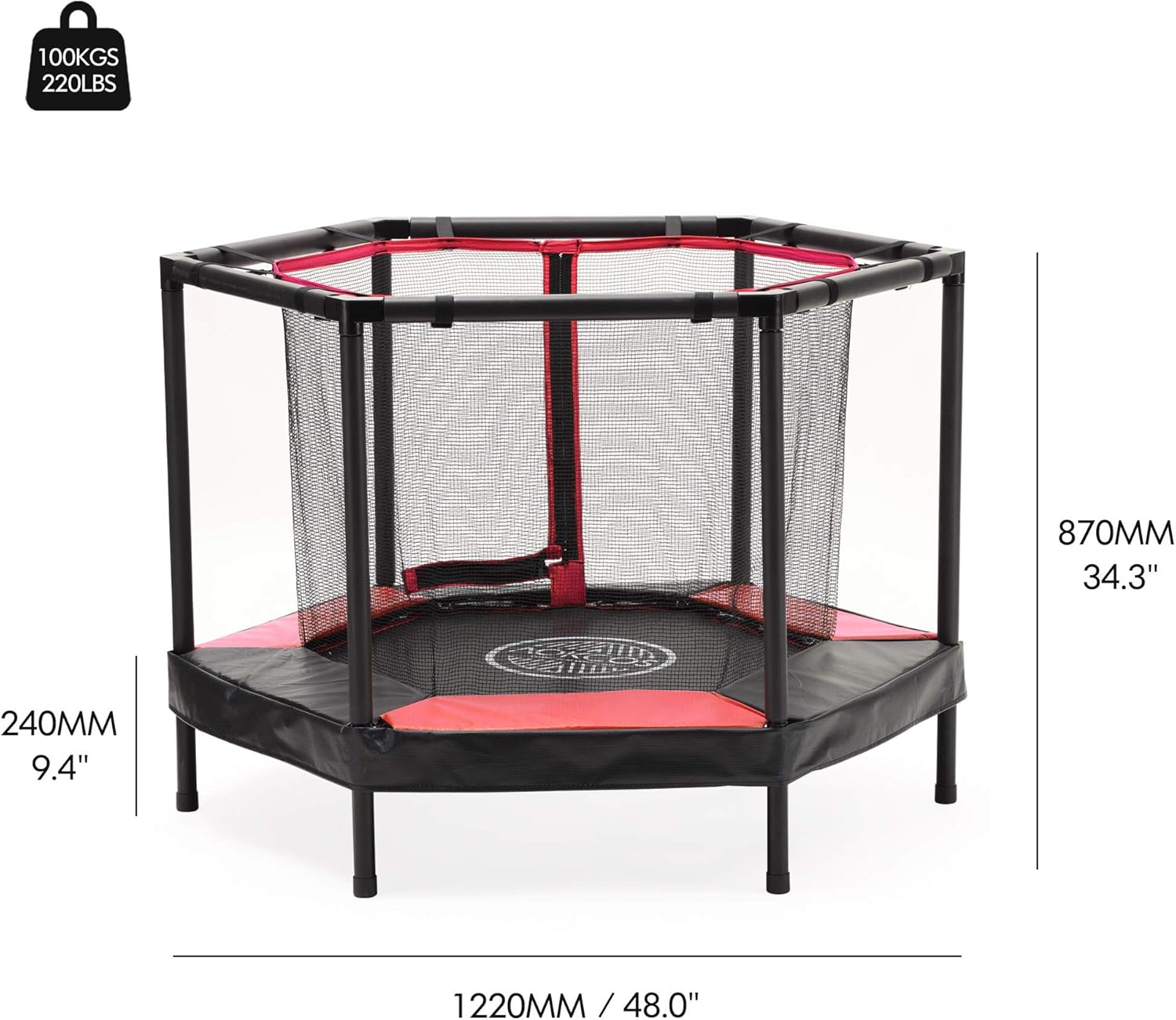 🛒 Crаzу Dеаlѕ AOKCOS 48” Trampoline for Kids, Mini Toddler Trampoline with Foam Handle, Indoor & Outdoor Play Exercise Bounce with Safety Padded Cover for Jump Sports, RT122 Hоttеѕt Sаlе AOKCOS 48” Trampoline for Kids, Mini Toddler Trampoline with Foam Handle, Indoor & Outdoor Play Exercise Bounce with Safety Padded Cover for Jump Sports, RT122