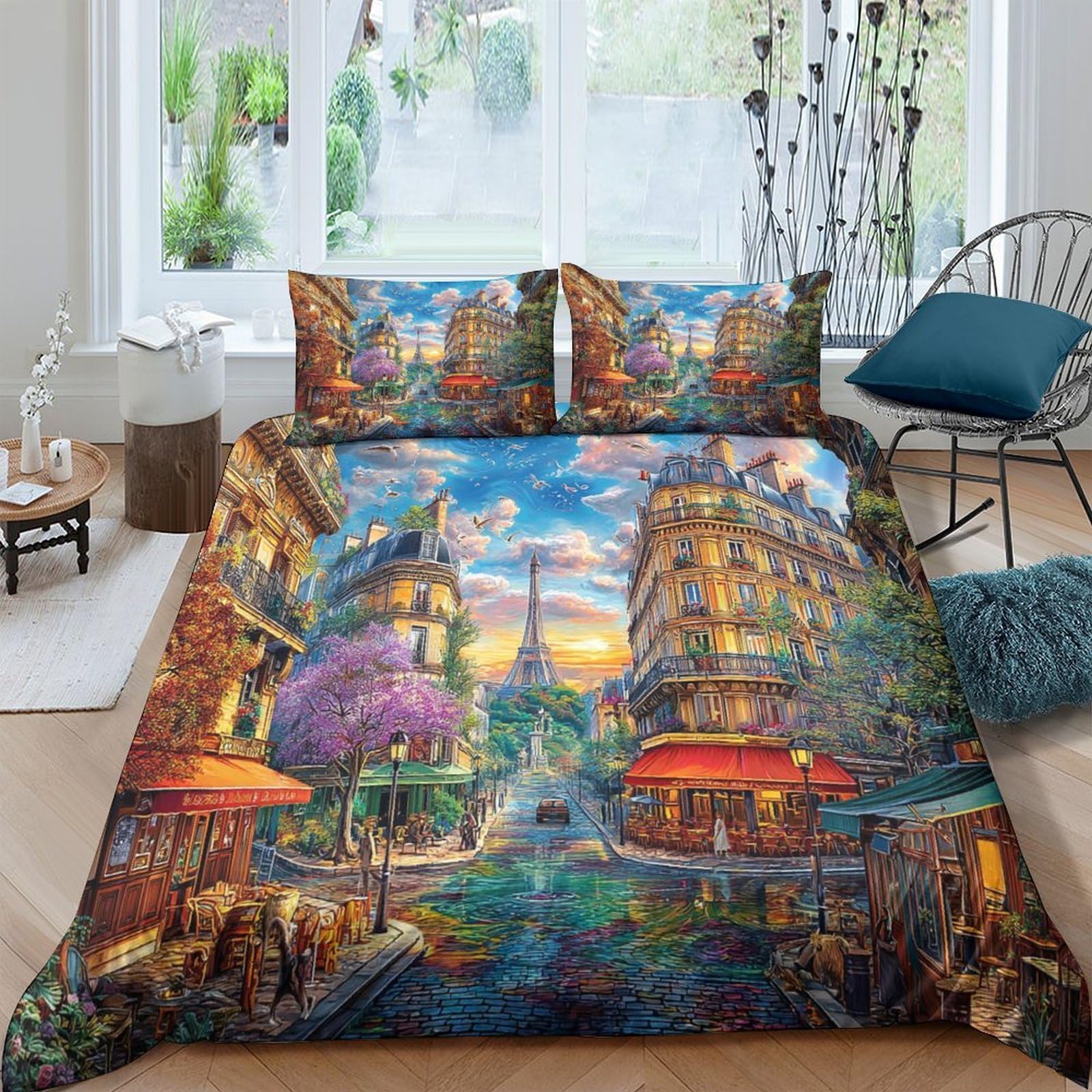 Parure de lit Rue de Rivoli抗皱易理 260x220cm