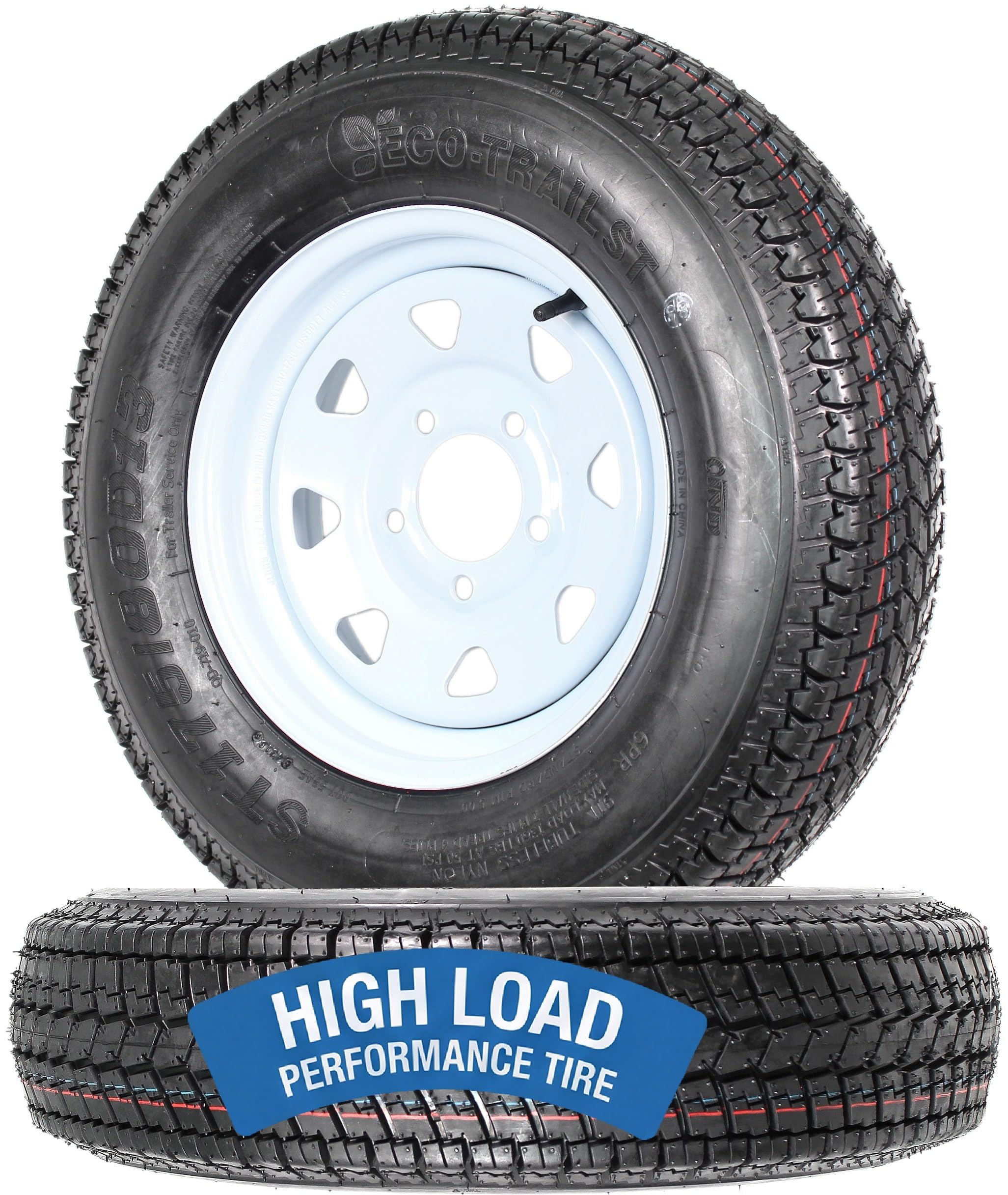 Amazon.com: eCustomrim Trailer Tire On Rim ST175/80D13 175/80 D 13 Amazon.com: eCustomrim Trailer Tire On Rim ST175/80D13 175/80 D 13