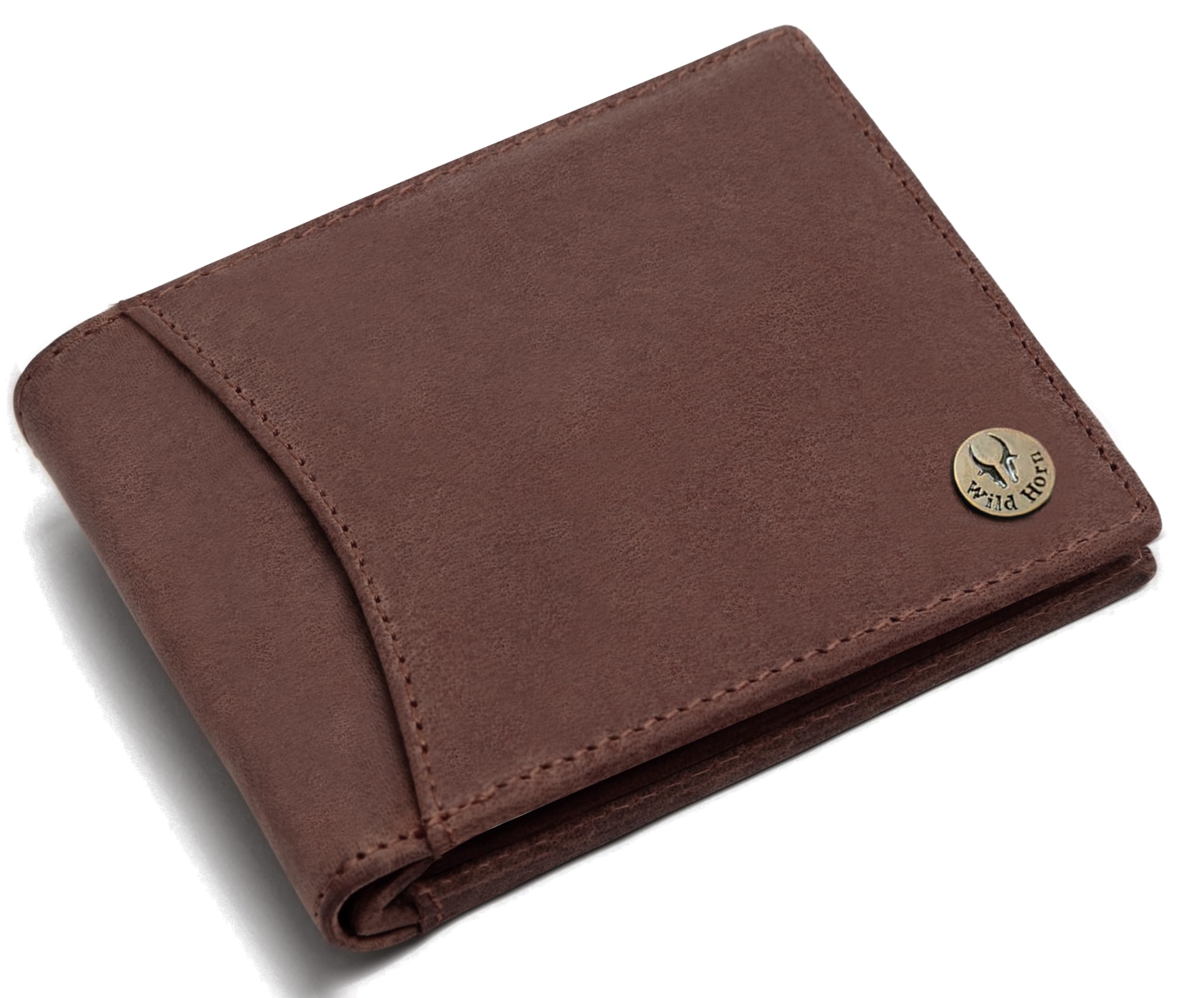 WildHorn Leather Wallet for Men (Reddish Tan Hunter) (B0D62V2SYM) Amazon Price History, Amazon Price Tracker