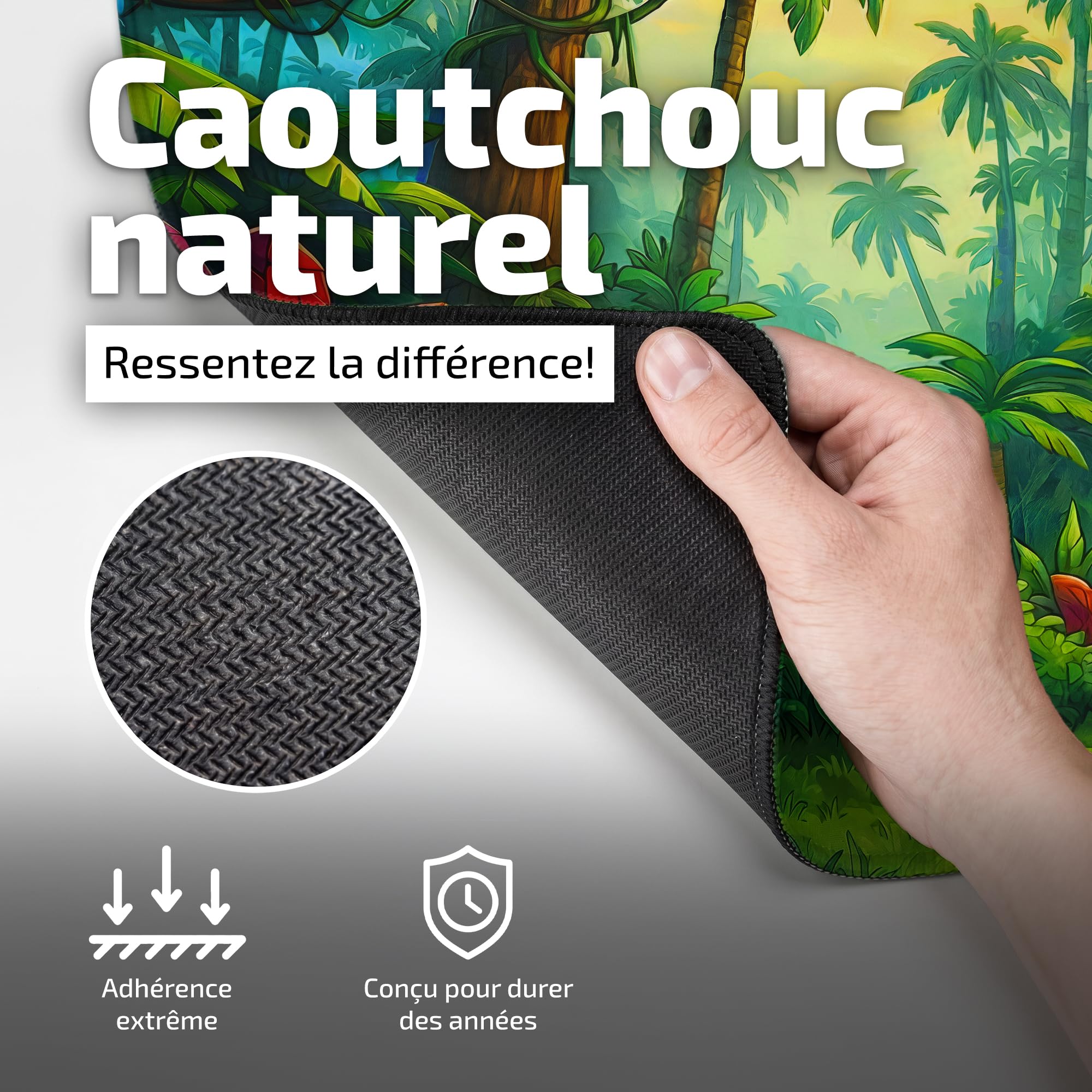 Tilt Grand Tapis de Souris Gamer XXL 100x50 cm | Tapis de Bureau Gaming Anti-Dérapant | Mouse Pad Imperméable pour PC et Accessoires Gaming | Tapis de Clavier (Aztec Echoes)