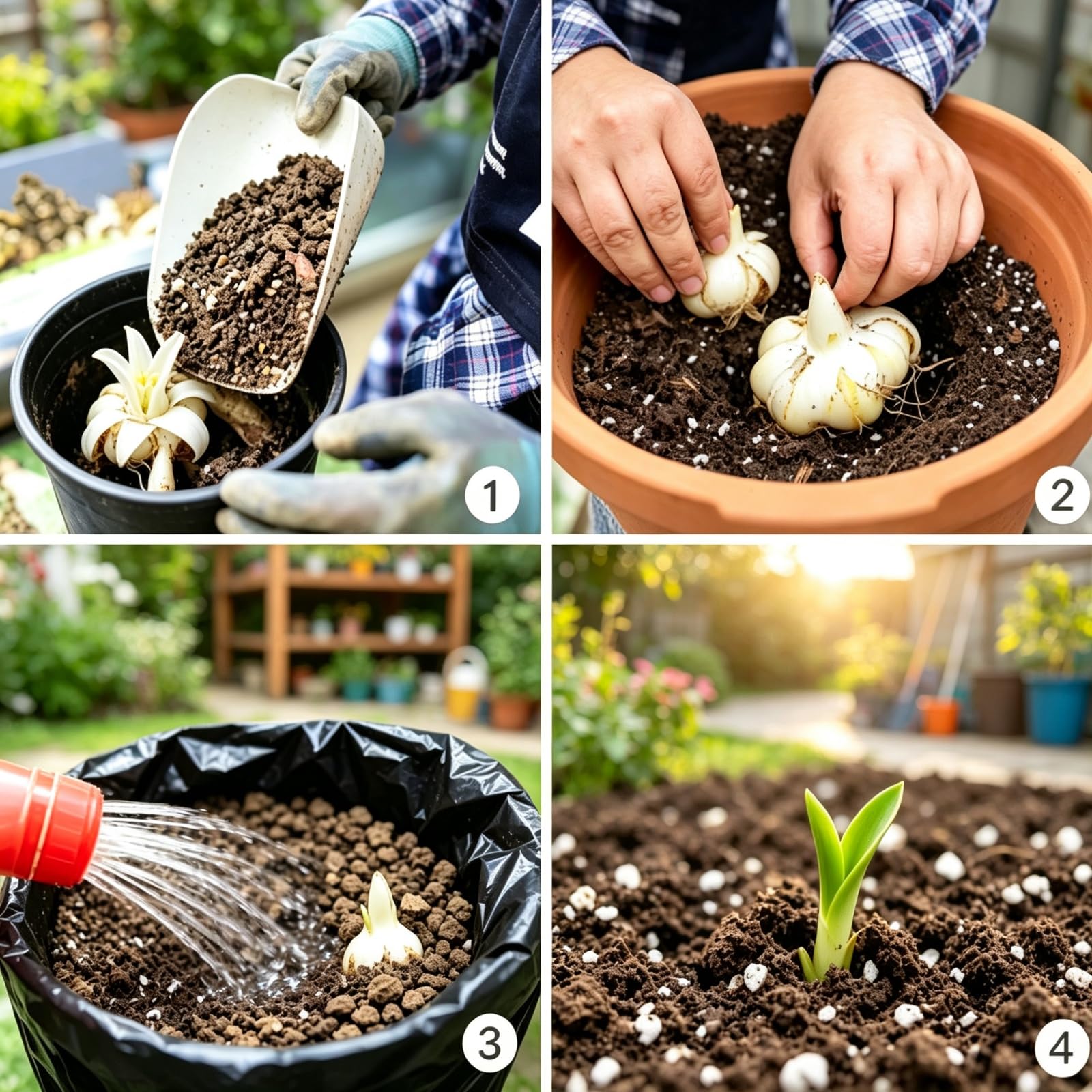 Vornehme Außenflächenverzierung, winterfeste, dauererblühende Lilien mühelos zu setzen-10Rhizome-D
