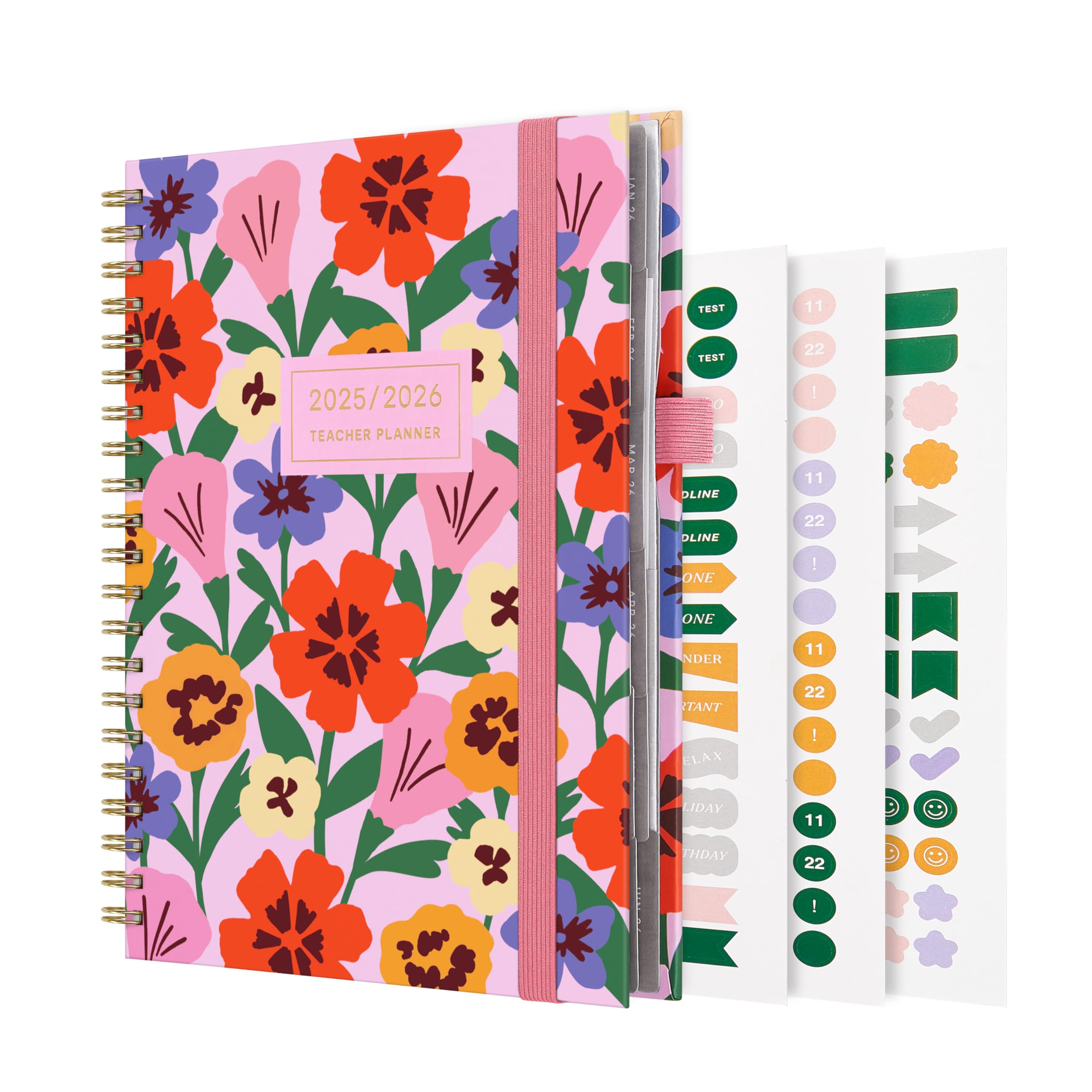 And Per Se Teacher Planner 2025-2026 Academic Year -Teacher Lesson Planner from July 2025 to June 2026, 8.5" x 11", Weekly & Monthly Planning for