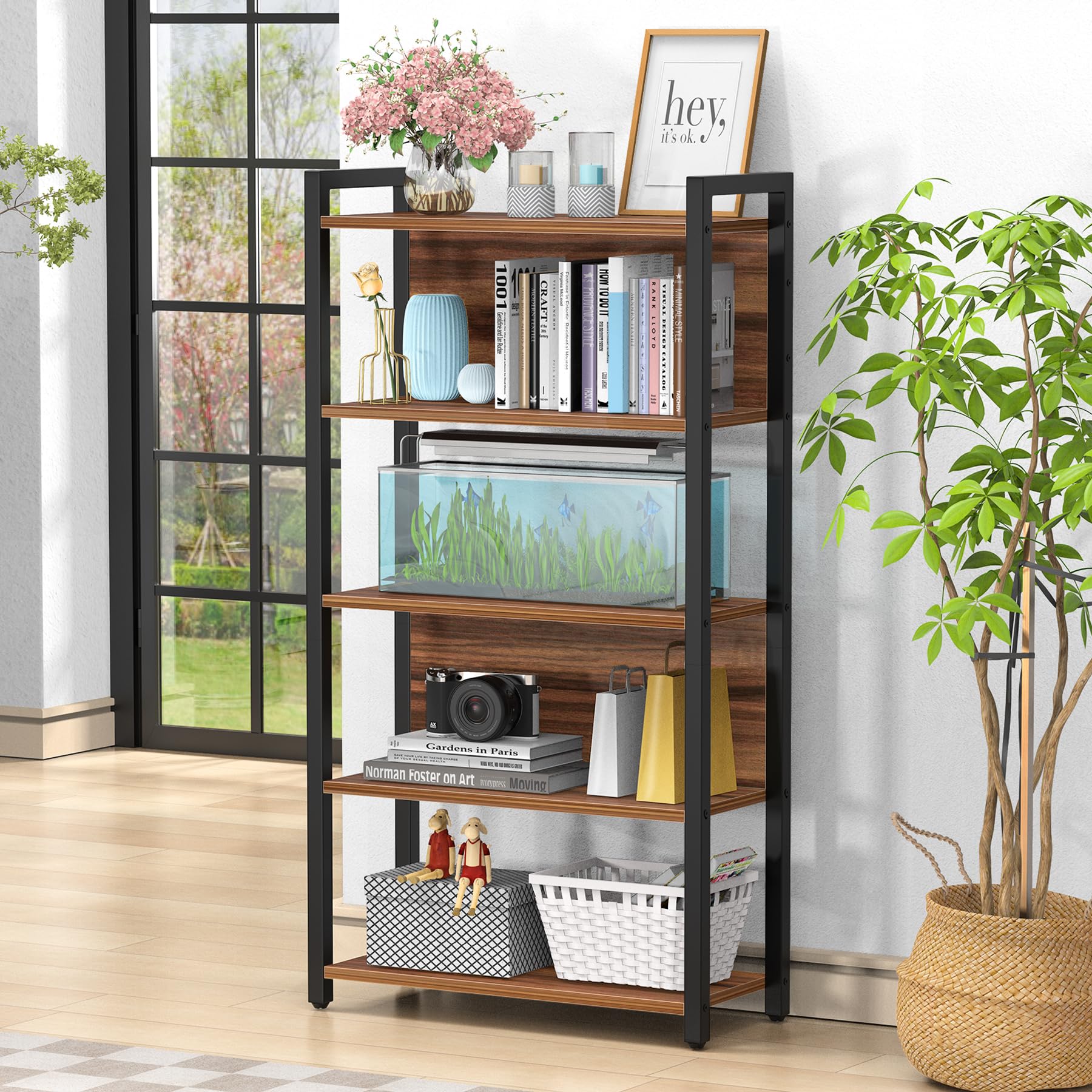 Amazon.co.jp: Aka Supaku ラック オープンシェルフ 幅60cm 5段  